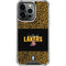 NBA Los Angeles Lakers Elephant Print iPhone 16 Pro Clear Case