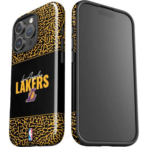 NBA Los Angeles Lakers Elephant Print iPhone 16 Pro Impact Case