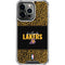 NBA Los Angeles Lakers Elephant Print iPhone 16 Pro Max Clear Case