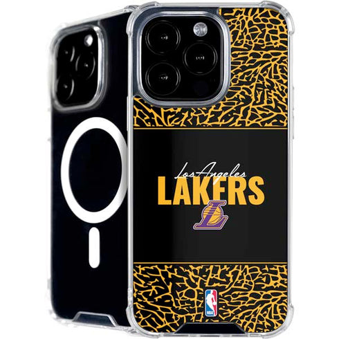 NBA Los Angeles Lakers Elephant Print iPhone 16 Pro Max MagSafe Case