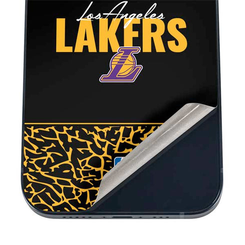 NBA Los Angeles Lakers Elephant Print iPhone 16 Skin