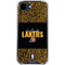 NBA Los Angeles Lakers Elephant Print iPhone 16e Clear Case