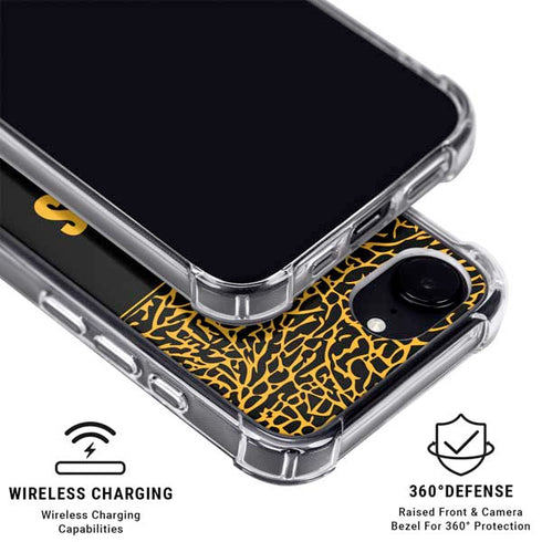 NBA Los Angeles Lakers Elephant Print iPhone 16e MagSafe Case