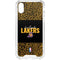 NBA Los Angeles Lakers Elephant Print iPhone XS Clear Case