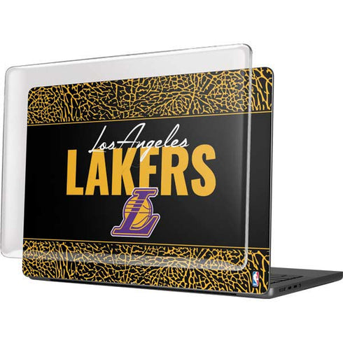 NBA Los Angeles Lakers Elephant Print MacBook Pro 14in (2021-24) Case plus Skin
