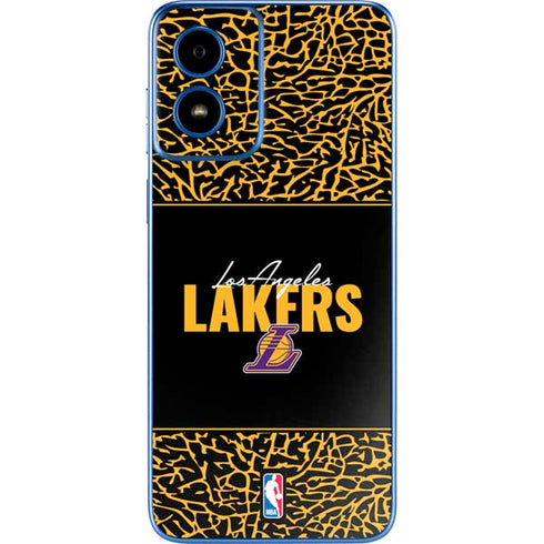 NBA Los Angeles Lakers Elephant Print Moto G Play 4G (2024) Skin