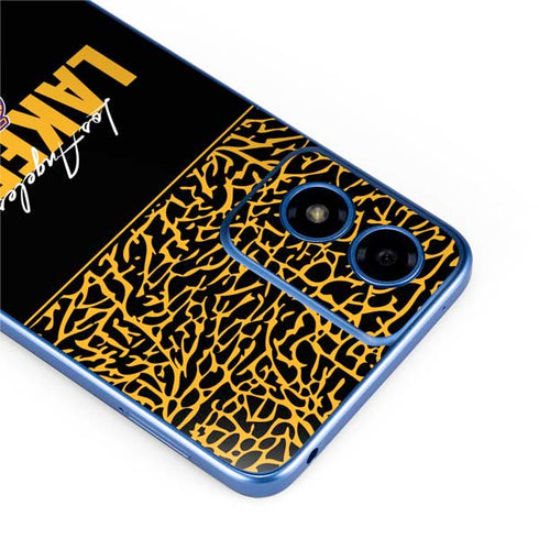 NBA Los Angeles Lakers Elephant Print Moto G Play 4G (2024) Skin