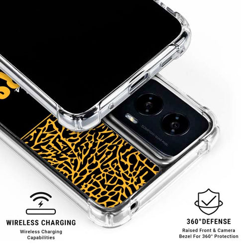 NBA Los Angeles Lakers Elephant Print Moto G Power 5G (2024) Clear Case