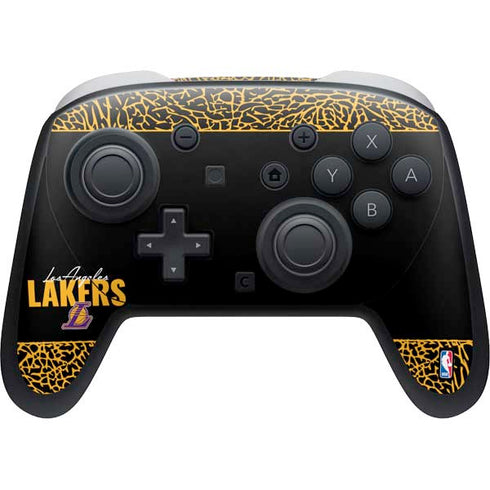 NBA Los Angeles Lakers Elephant Print Nintendo Switch 2 (2025) Pro Controller Skin