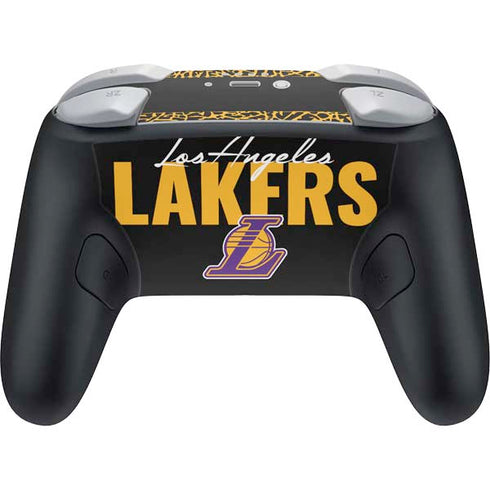 NBA Los Angeles Lakers Elephant Print Nintendo Switch 2 (2025) Pro Controller Skin