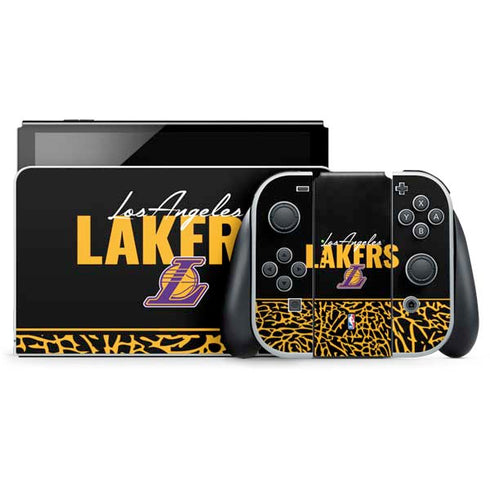NBA Los Angeles Lakers Elephant Print Nintendo Skins