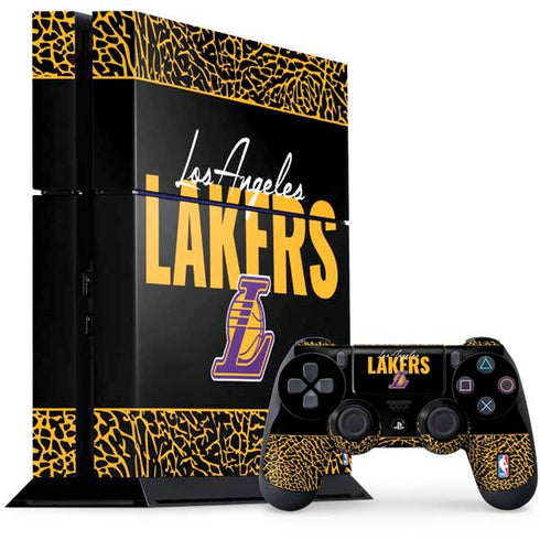NBA Los Angeles Lakers Elephant Print PlayStation PS4 Skins