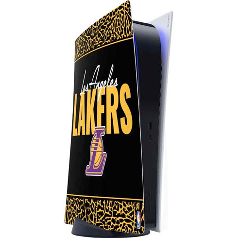 NBA Los Angeles Lakers Elephant Print PlayStation PS5 Skins