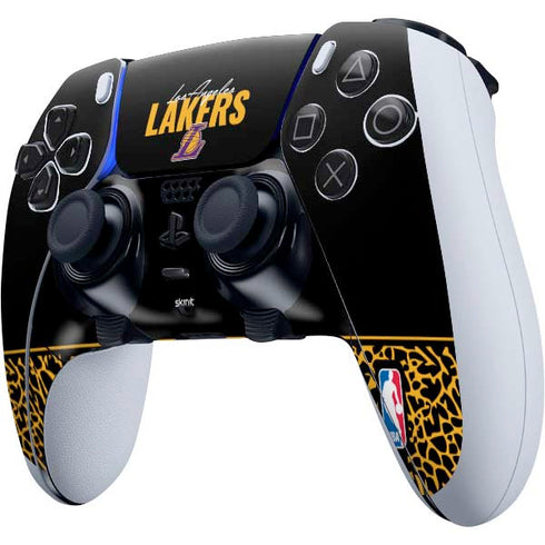 NBA Los Angeles Lakers Elephant Print PS5 DualSense Edge Pro Controller Skin