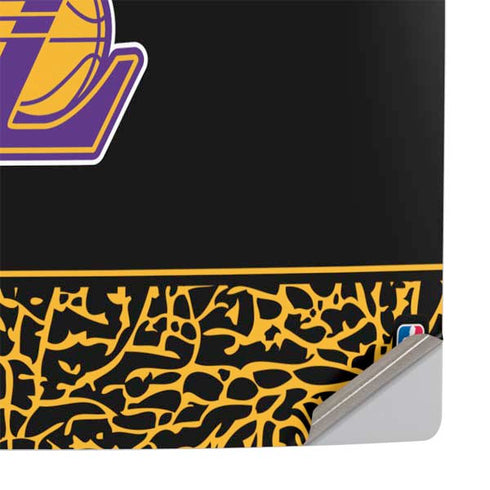 NBA Los Angeles Lakers Elephant Print PS5 Pro Console Skin