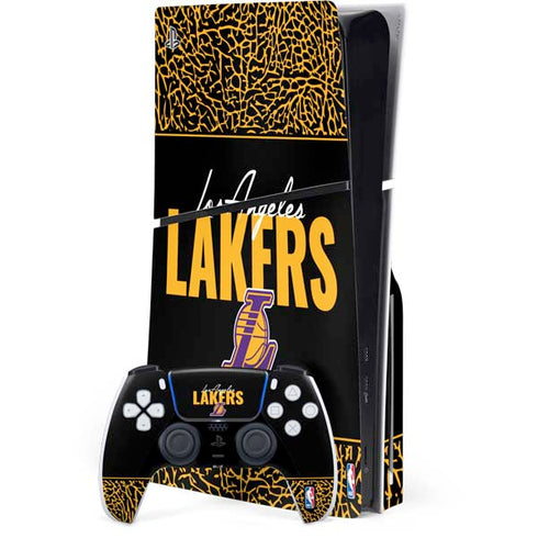 NBA Los Angeles Lakers Elephant Print PlayStation PS5 Skins