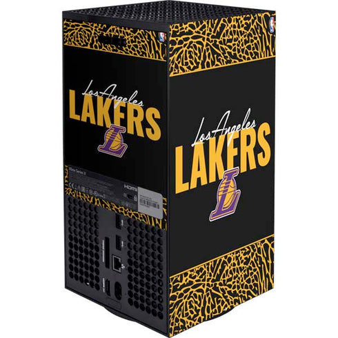 NBA Los Angeles Lakers Elephant Print Xbox Series X Bundle Skin
