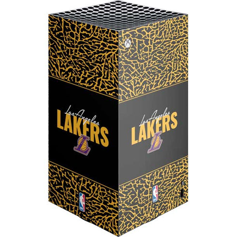 NBA Los Angeles Lakers Elephant Print Xbox Series X Skins