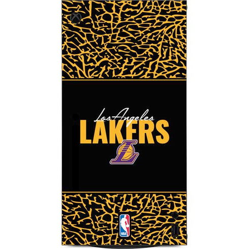 NBA Los Angeles Lakers Elephant Print XBox Series X Digital Edition Console Skin