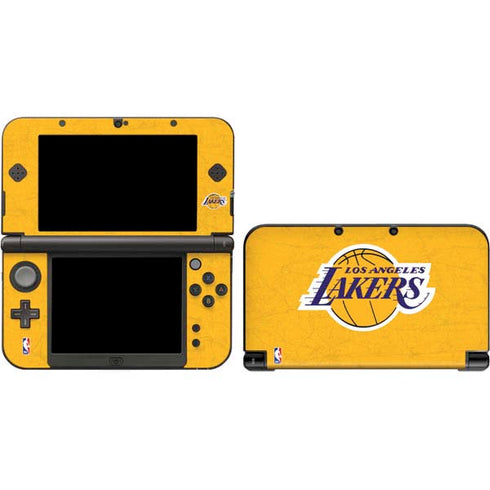 NBA Los Angeles Lakers Distressed 3DS XL 2015 Skin