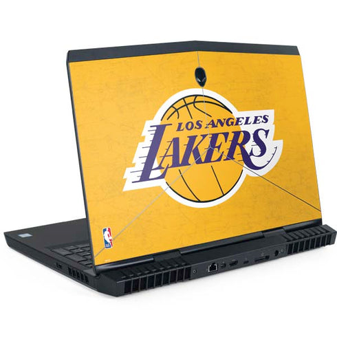 NBA Los Angeles Lakers Distressed Dell Alienware Skin