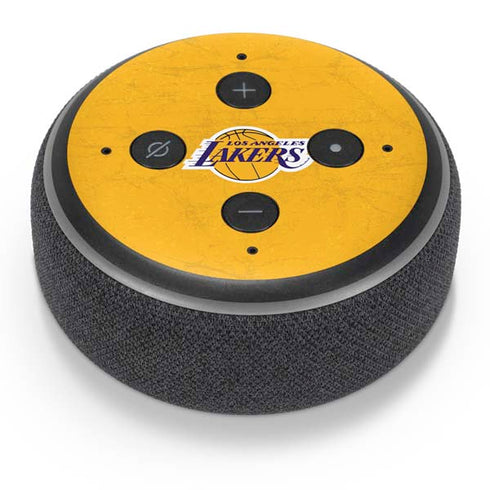 NBA Los Angeles Lakers Distressed Amazon Echo Dot Skin