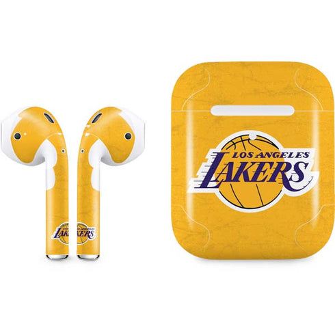 NBA Los Angeles Lakers Distressed Apple AirPods 2 Skin