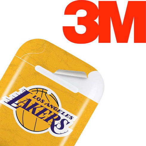NBA Los Angeles Lakers Distressed Apple AirPods 2 Skin