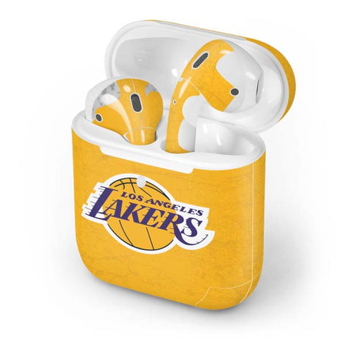 NBA Los Angeles Lakers Distressed Apple AirPods 2 Skin