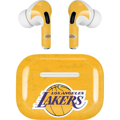 NBA Los Angeles Lakers Distressed Apple AirPods Pro Skin