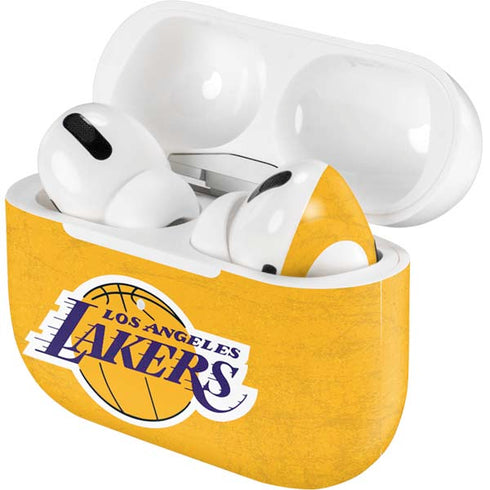 NBA Los Angeles Lakers Distressed Apple AirPods Pro Skin