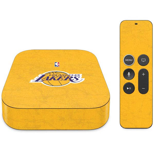 NBA Los Angeles Lakers Distressed Apple TV Skin