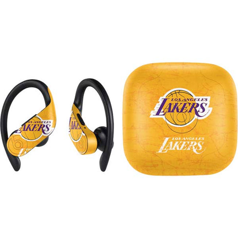 NBA Los Angeles Lakers Distressed PowerBeats Pro Skin
