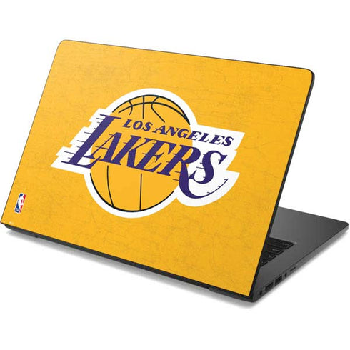 NBA Los Angeles Lakers Distressed Dell Chromebook Skin