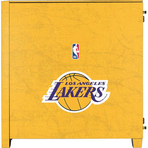 NBA Los Angeles Lakers Distressed Corsair 4000D Tempered Glass Mid-Tower ATX Case Skin