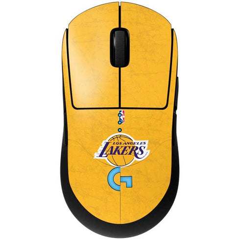 NBA Los Angeles Lakers Distressed G Pro Wireless Gaming Mouse Skin