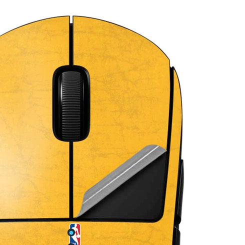 NBA Los Angeles Lakers Distressed G Pro Wireless Gaming Mouse Skin