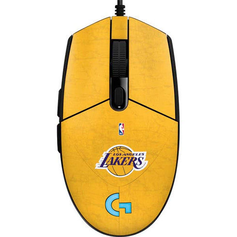 NBA Los Angeles Lakers Distressed G203 Prodigy RGB Wired Gaming Mouse Skin