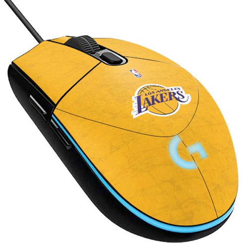 NBA Los Angeles Lakers Distressed G203 Prodigy RGB Wired Gaming Mouse Skin