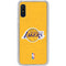 NBA Los Angeles Lakers Distressed Galaxy A10e Clear Case