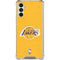 NBA Los Angeles Lakers Distressed Galaxy A13 5G Clear Case