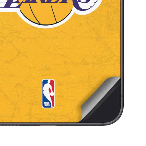 NBA Los Angeles Lakers Distressed Galaxy A16 5G Skin