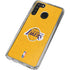 NBA Los Angeles Lakers Distressed Galaxy A21 Clear Case