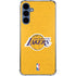 NBA Los Angeles Lakers Distressed Galaxy A35 5G Clear Case