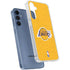 NBA Los Angeles Lakers Distressed Galaxy A35 5G Clear Case