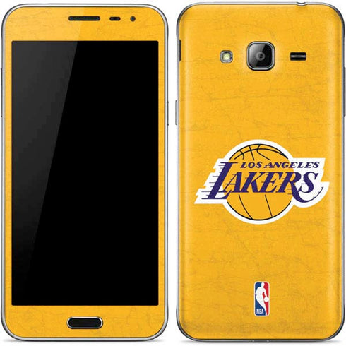 NBA Los Angeles Lakers Distressed Galaxy J3 Skin