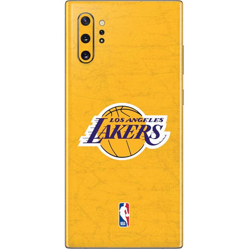 NBA Los Angeles Lakers Distressed Galaxy Note 10 Plus Skin