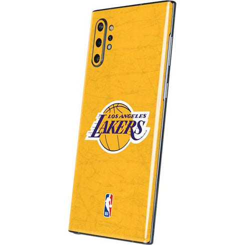 NBA Los Angeles Lakers Distressed Galaxy Note 10 Plus Skin