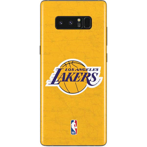 NBA Los Angeles Lakers Distressed Galaxy Note 8 Skin