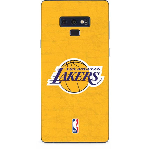 NBA Los Angeles Lakers Distressed Galaxy Note 9 Skin